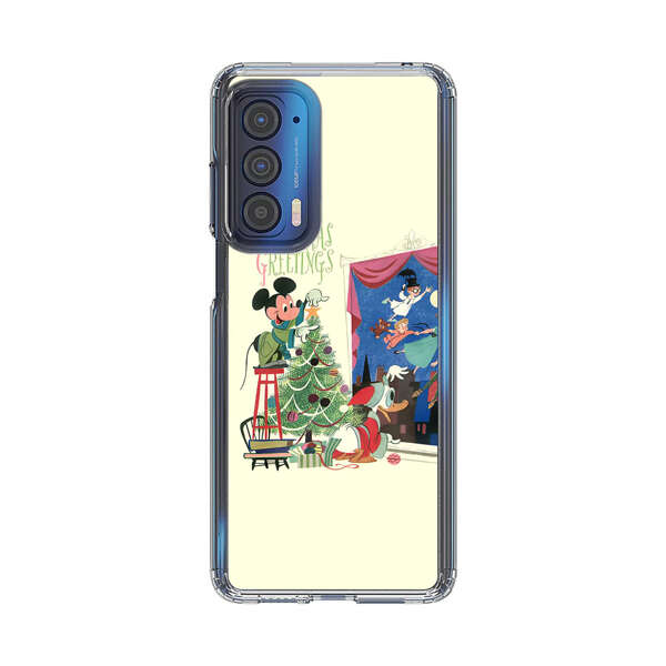 Christmas Disney Mickey Mouse and Peter Pan Motorola Edge (2021) Case