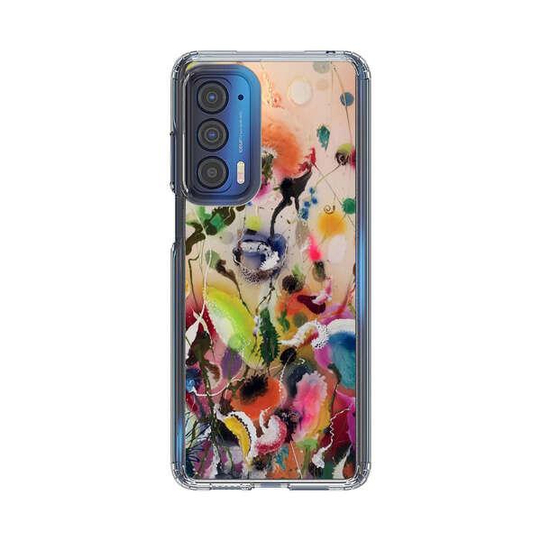 Colorful Abstract Art Motorola Edge (2021) Case