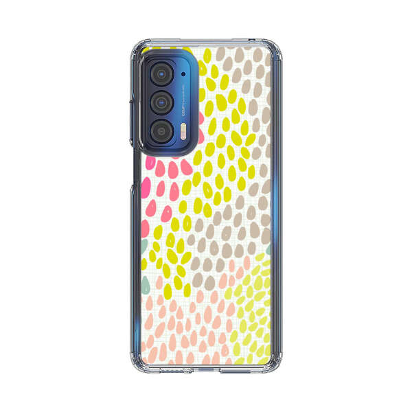 Colorful Abstract Teardrop Pattern Motorola Edge (2021) Case