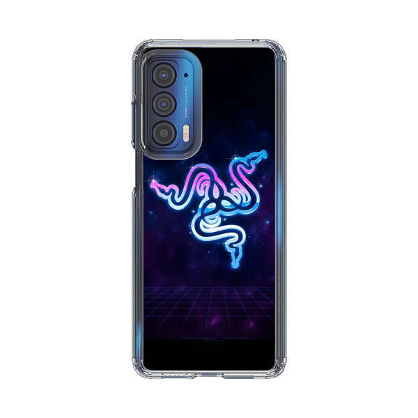 Glowing Neon Triple Snake Motorola Edge (2021) Case