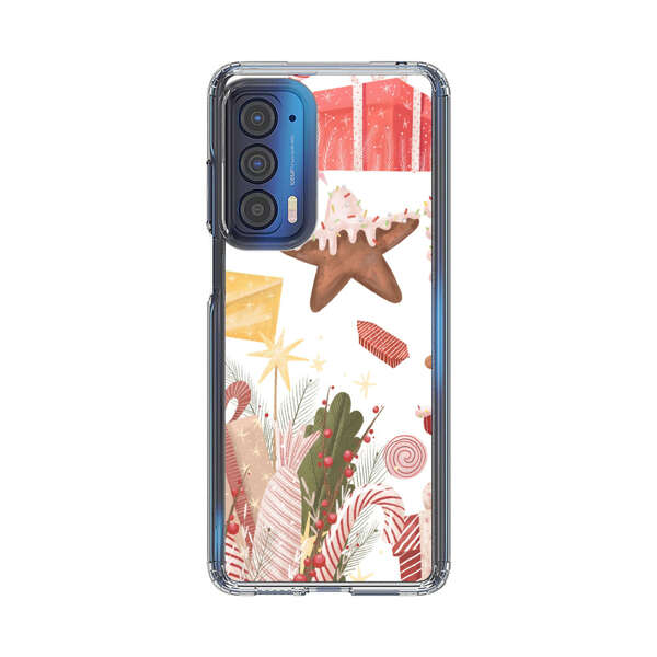 Holiday Gingerbread Candy Cane Gifts Motorola Edge (2021) Case