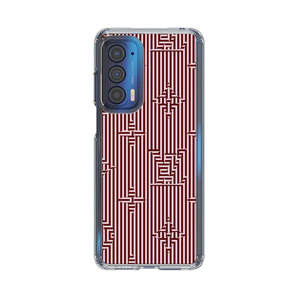 Intricate Geometric Striped Pattern Motorola Edge (2021) Case