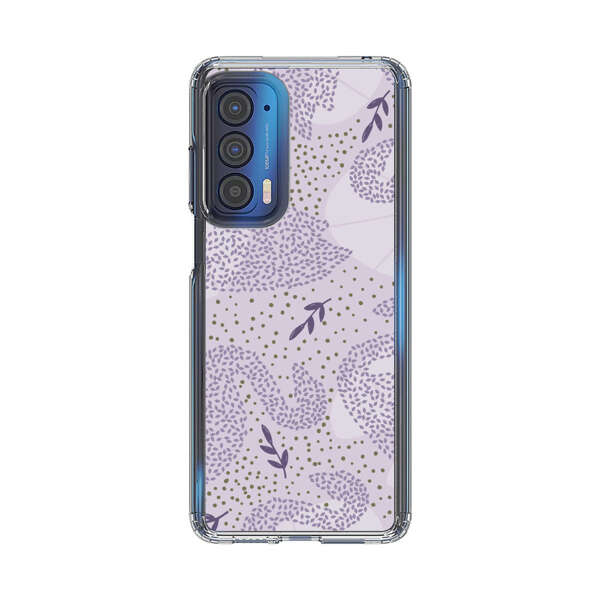 Lavender Swan Pattern Motorola Edge (2021) Case