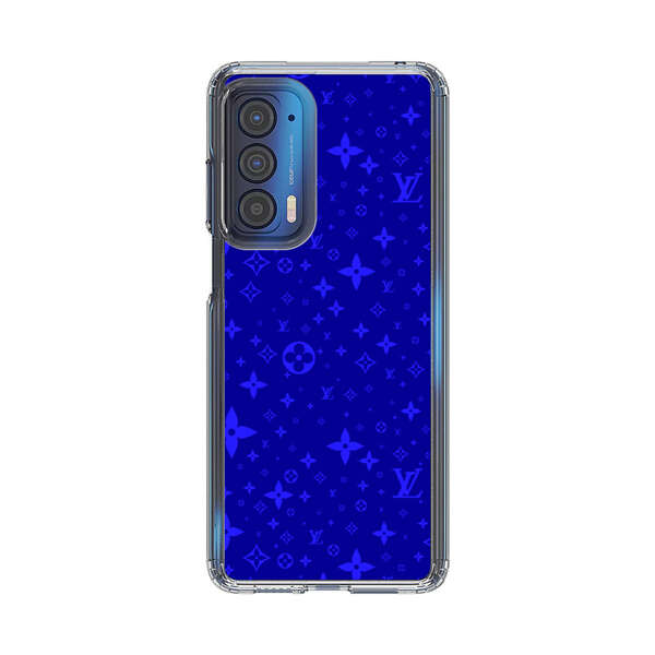 Luxury Blue Designer Pattern Motorola Edge (2021) Case