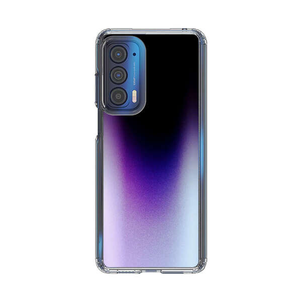 Purple Blue Gradient Flame Motorola Edge (2021) Case