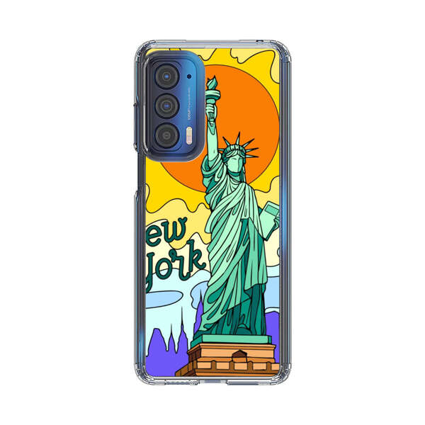 Statue of Liberty New York Artistic Sun Motorola Edge (2021) Case