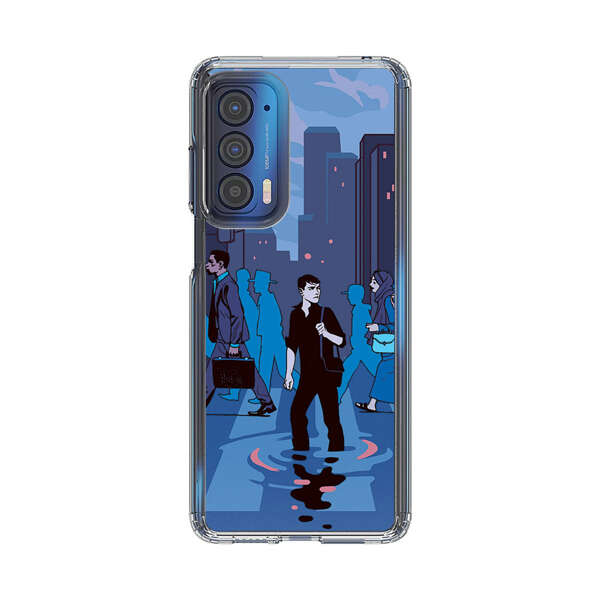 Urban Lonely Person Crosswalk Motorola Edge (2021) Case