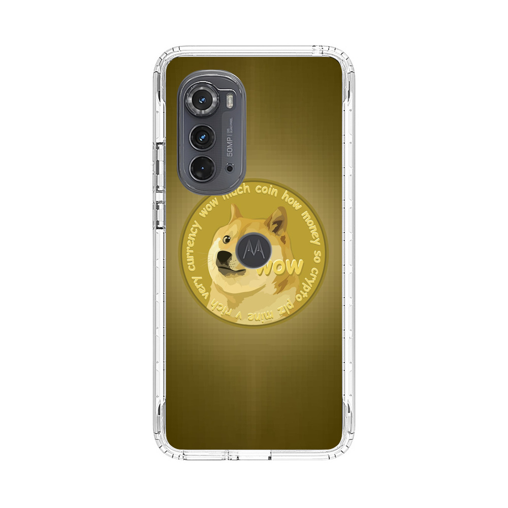 Golden Dogecoin Coin Motorola Edge (2022) Case