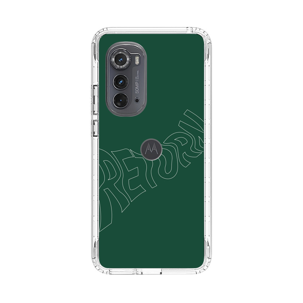 Minimalist Green Wavy Return Text return