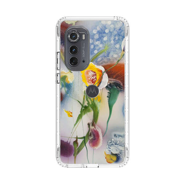 Abstract Colorful Flowers Motorola Edge (2022) Case