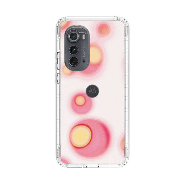 Abstract Pink and Yellow Blobs Motorola Edge (2022) Case