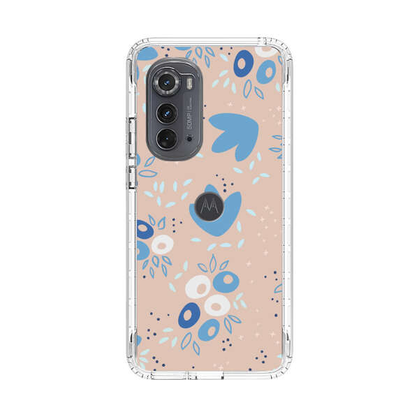Blue Floral Pattern Motorola Edge (2022) Case