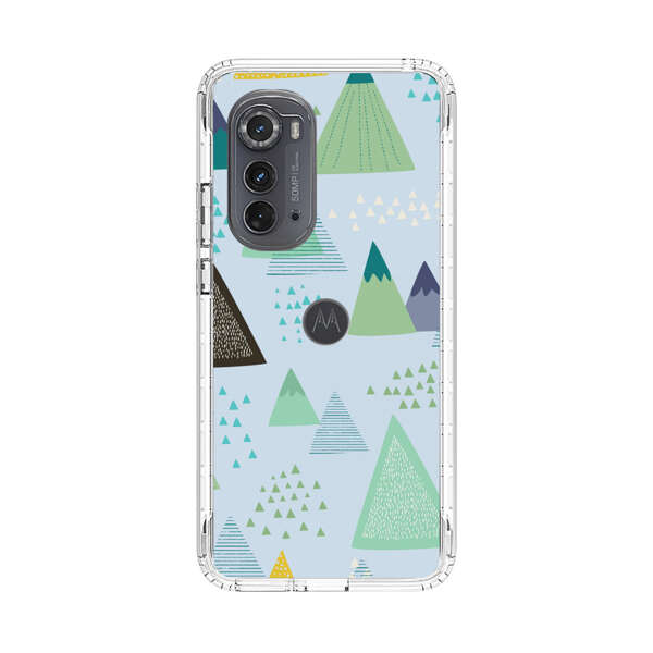 Colorful Abstract Mountain Pattern Motorola Edge (2022) Case
