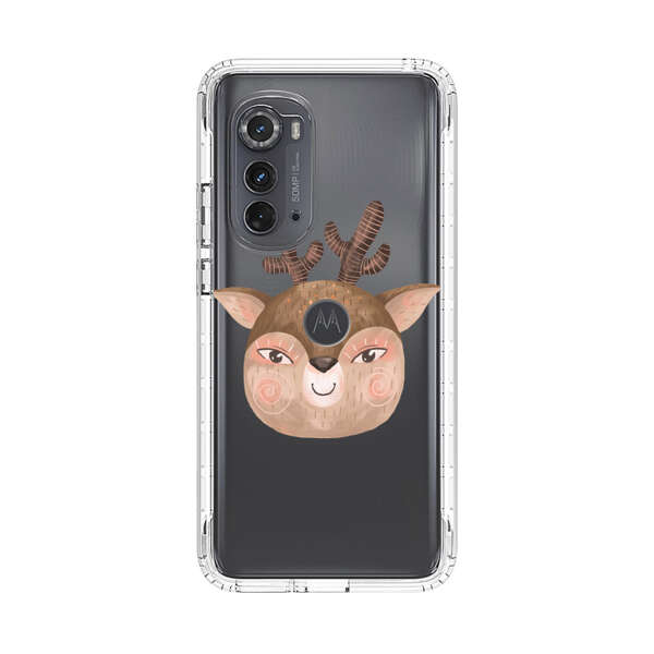 Cute Cartoon Deer Face Motorola Edge (2022) Case