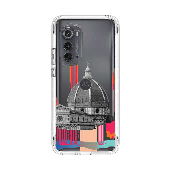 Florence Cathedral Dome Artistic Illustration Motorola Edge (2022) Case