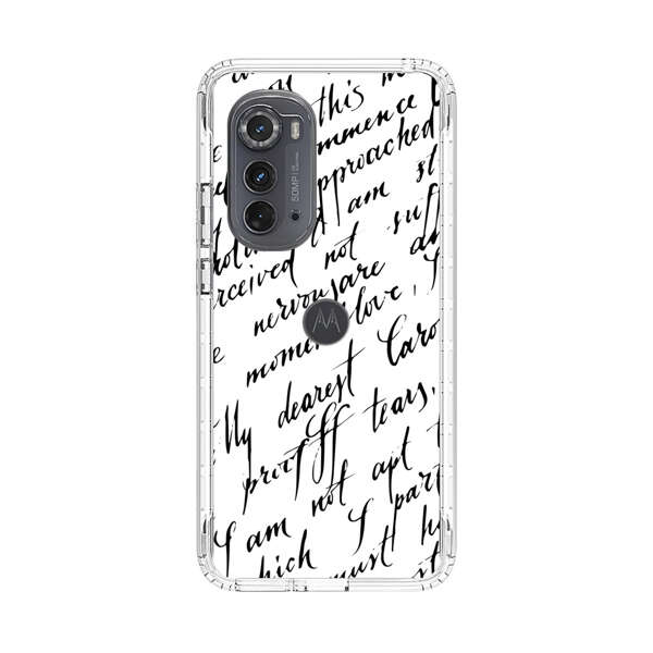 Handwritten Calligraphy Motorola Edge (2022) Case