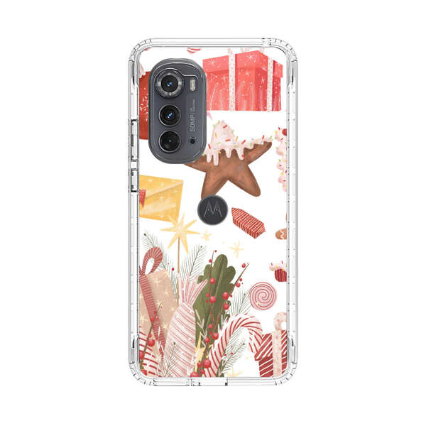 Holiday Gingerbread Candy Cane Gifts Motorola Edge (2022) Case