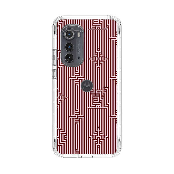 Intricate Geometric Striped Pattern Motorola Edge (2022) Case