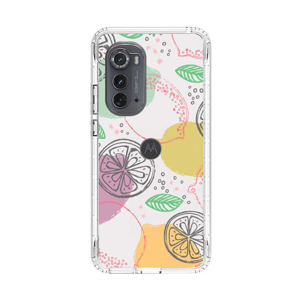Lemon Colorful Abstract Pattern Motorola Edge (2022) Case