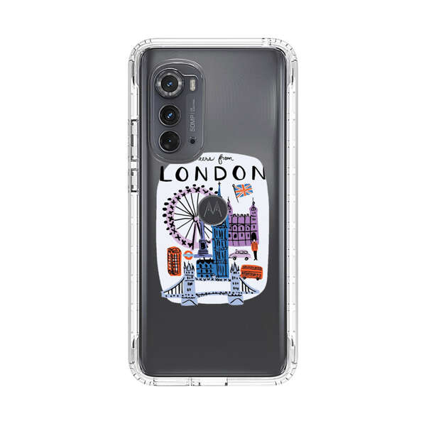 London Iconic Landmarks Illustration Motorola Edge (2022) Case