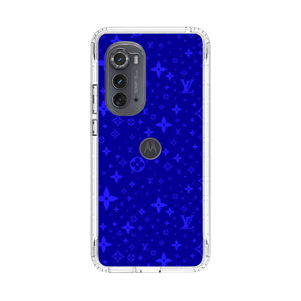 Luxury Blue Designer Pattern Motorola Edge (2022) Case