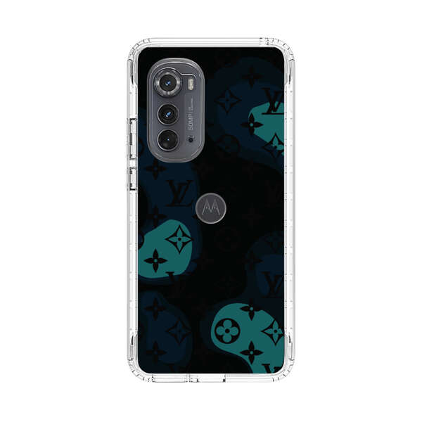 Modern Abstract Question Marks with Luxury Motifs Motorola Edge (2022) Case