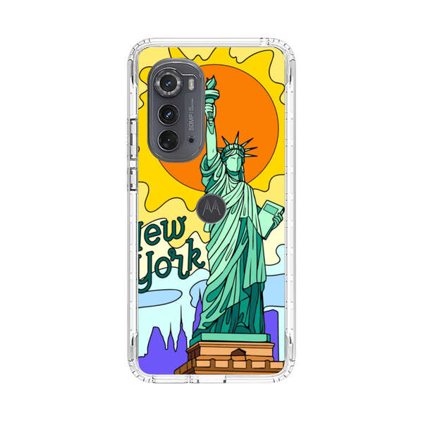 Statue of Liberty New York Artistic Sun Motorola Edge (2022) Case