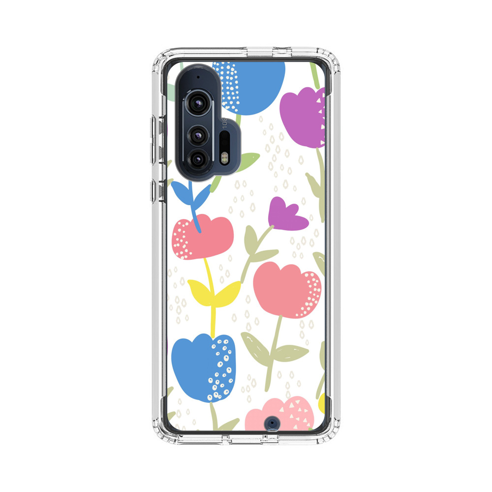 Colorful Tulip Floral Pattern cartoon-tulips Colorful Tulip Floral Pattern cartoon-tulips