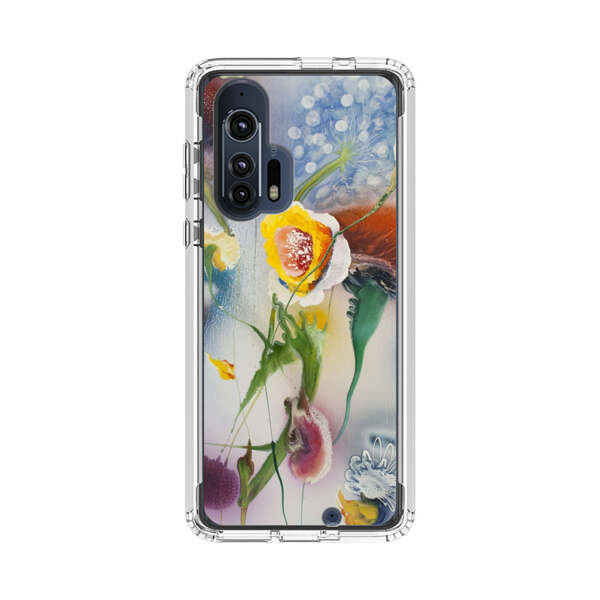 Abstract Colorful Flowers Motorola Edge Plus (2020) Case