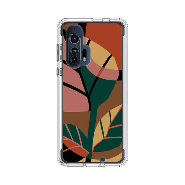 Abstract Geometric Leaves Design Motorola Edge Plus (2020) Case