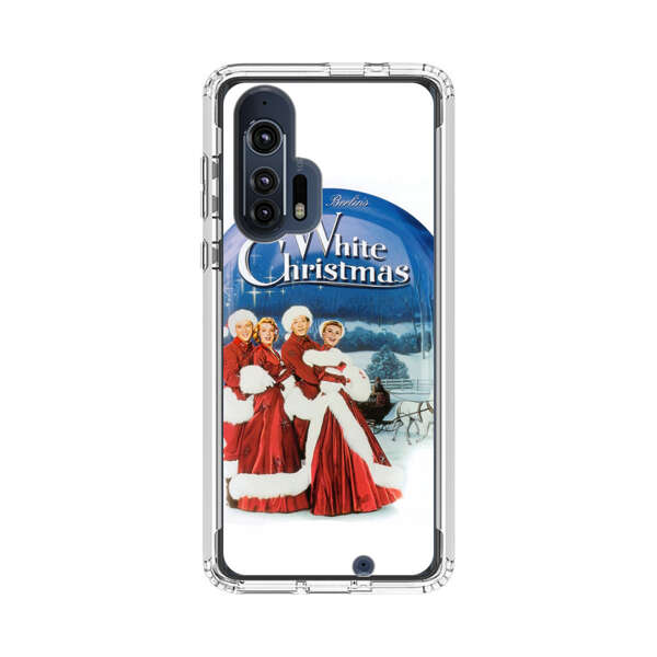 Classic White Christmas Scene Motorola Edge Plus (2020) Case