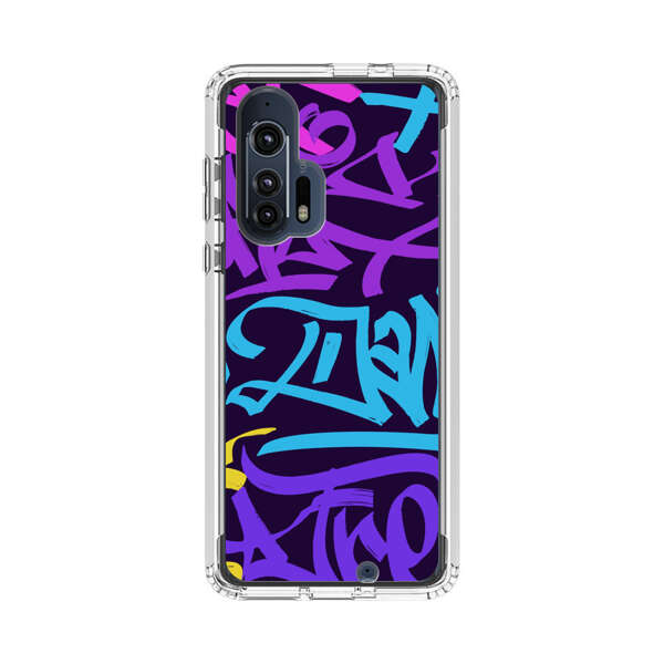 Colorful Graffiti Pattern Motorola Edge Plus (2020) Case