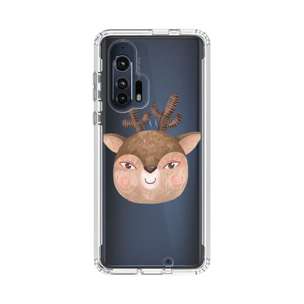 Cute Cartoon Deer Face Motorola Edge Plus (2020) Case