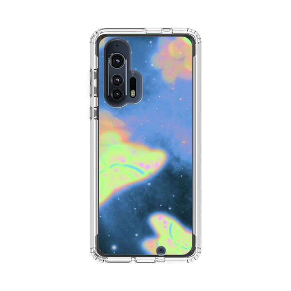 Dreamy Glowing Cosmic Butterflies Motorola Edge Plus (2020) Case