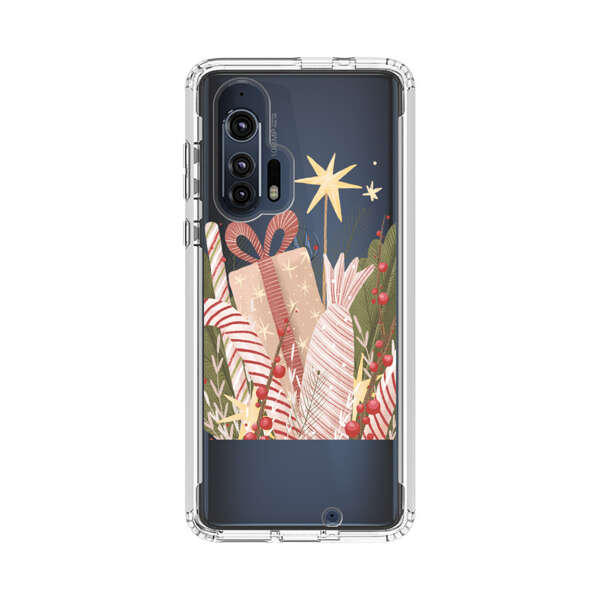 Festive Candy Canes and Holiday Gifts Motorola Edge Plus (2020) Case
