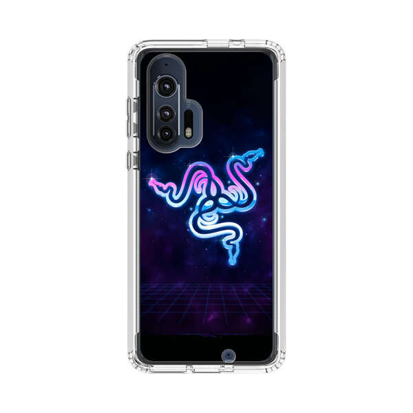 Glowing Neon Triple Snake Motorola Edge Plus (2020) Case