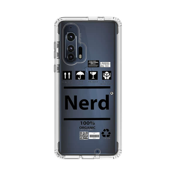 Minimalist Nerd Shipping Icons Design Motorola Edge Plus (2020) Case