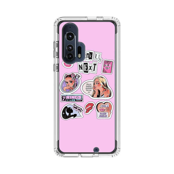 Pop Art Fashion Stickers Motorola Edge Plus (2020) Case