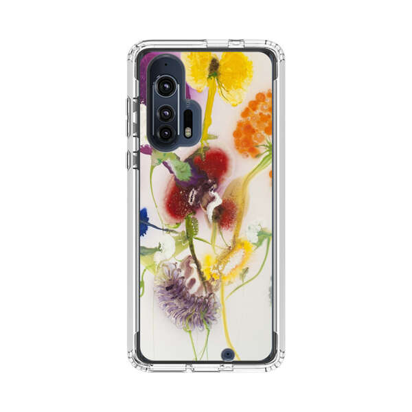 Vibrant Abstract Floral Artwork Motorola Edge Plus (2020) Case