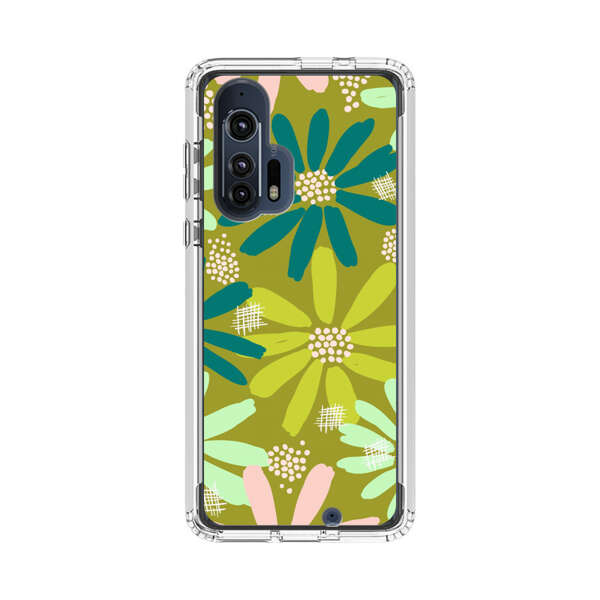 Vibrant Floral Daisy Pattern Motorola Edge Plus (2020) Case