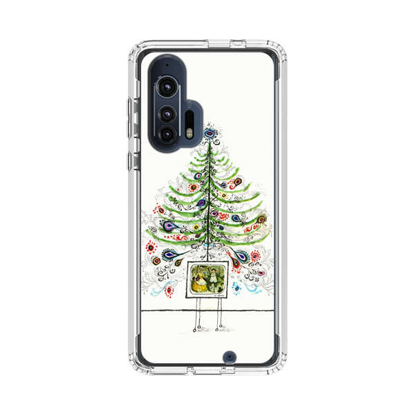 Whimsical Christmas Tree Artistic Design Motorola Edge Plus (2020) Case