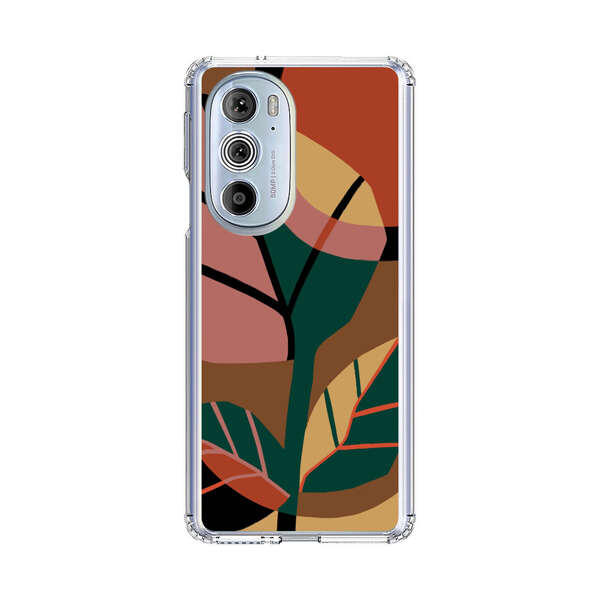 Abstract Geometric Leaves Design Motorola Edge Plus (2022) Case