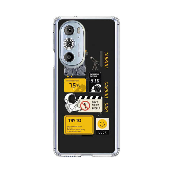 Astronaut Space Exploration Motivation Design Motorola Edge Plus (2022) Case
