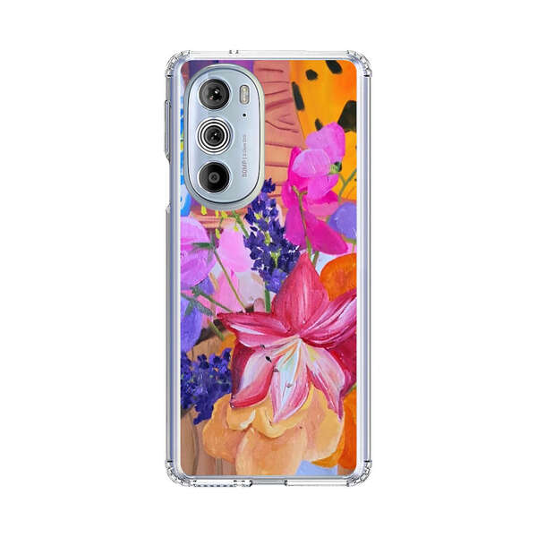 Bright Vibrant Floral Still Life Motorola Edge Plus (2022) Case
