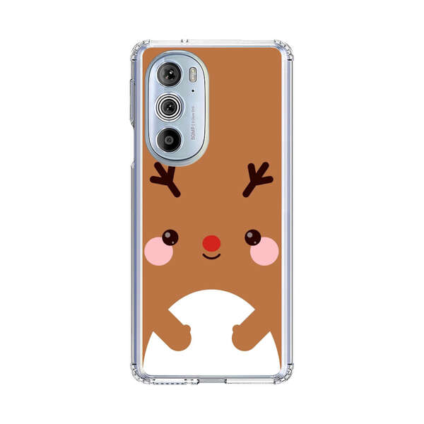 Cute Minimalist Reindeer Cartoon Motorola Edge Plus (2022) Case