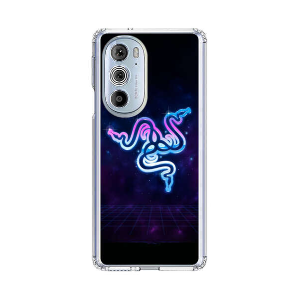 Glowing Neon Triple Snake Motorola Edge Plus (2022) Case