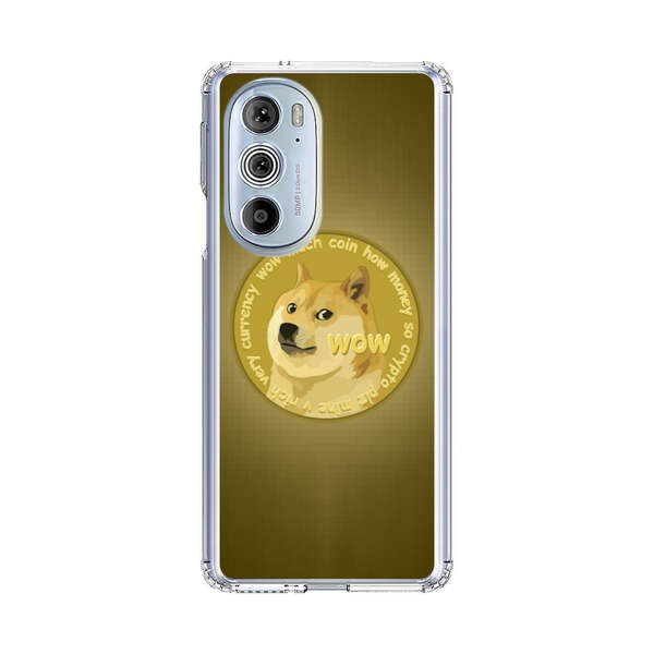 Golden Dogecoin Coin Motorola Edge Plus (2022) Case