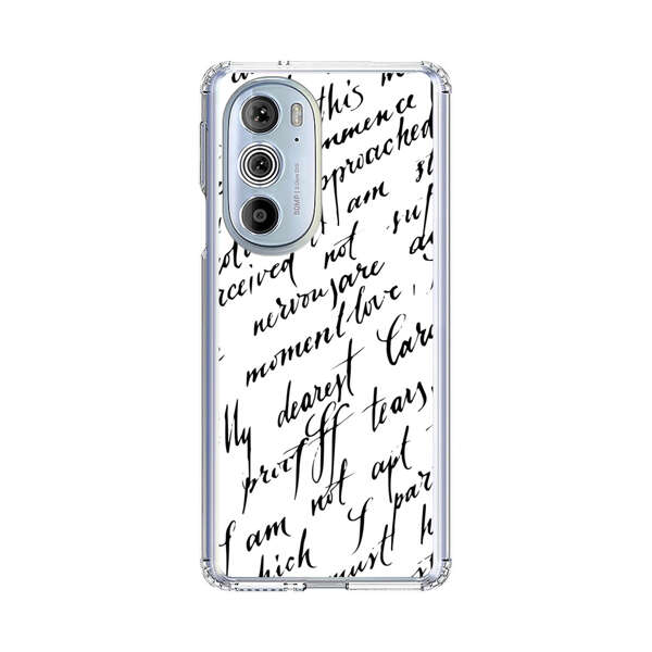 Handwritten Calligraphy Motorola Edge Plus (2022) Case
