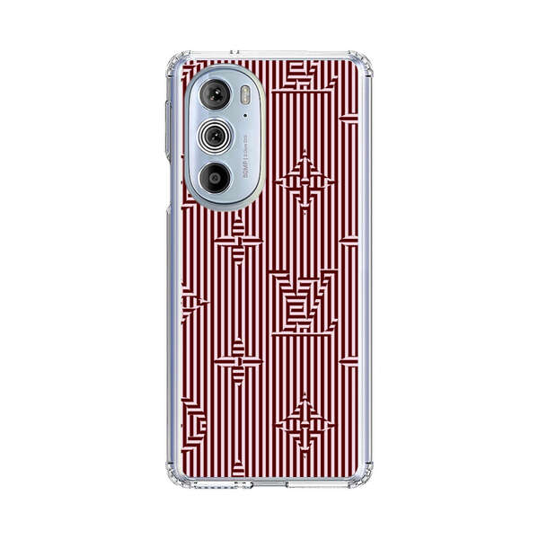 Intricate Geometric Striped Pattern Motorola Edge Plus (2022) Case