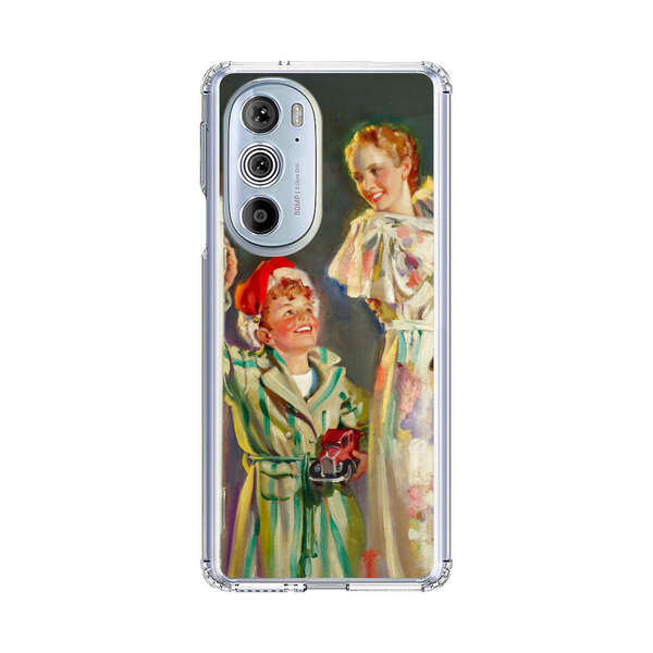 Joyful Family Christmas Celebration Motorola Edge Plus (2022) Case